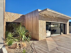Outdoor dining - Villa Porto Vecchio with pool 8 pers (Lecci)