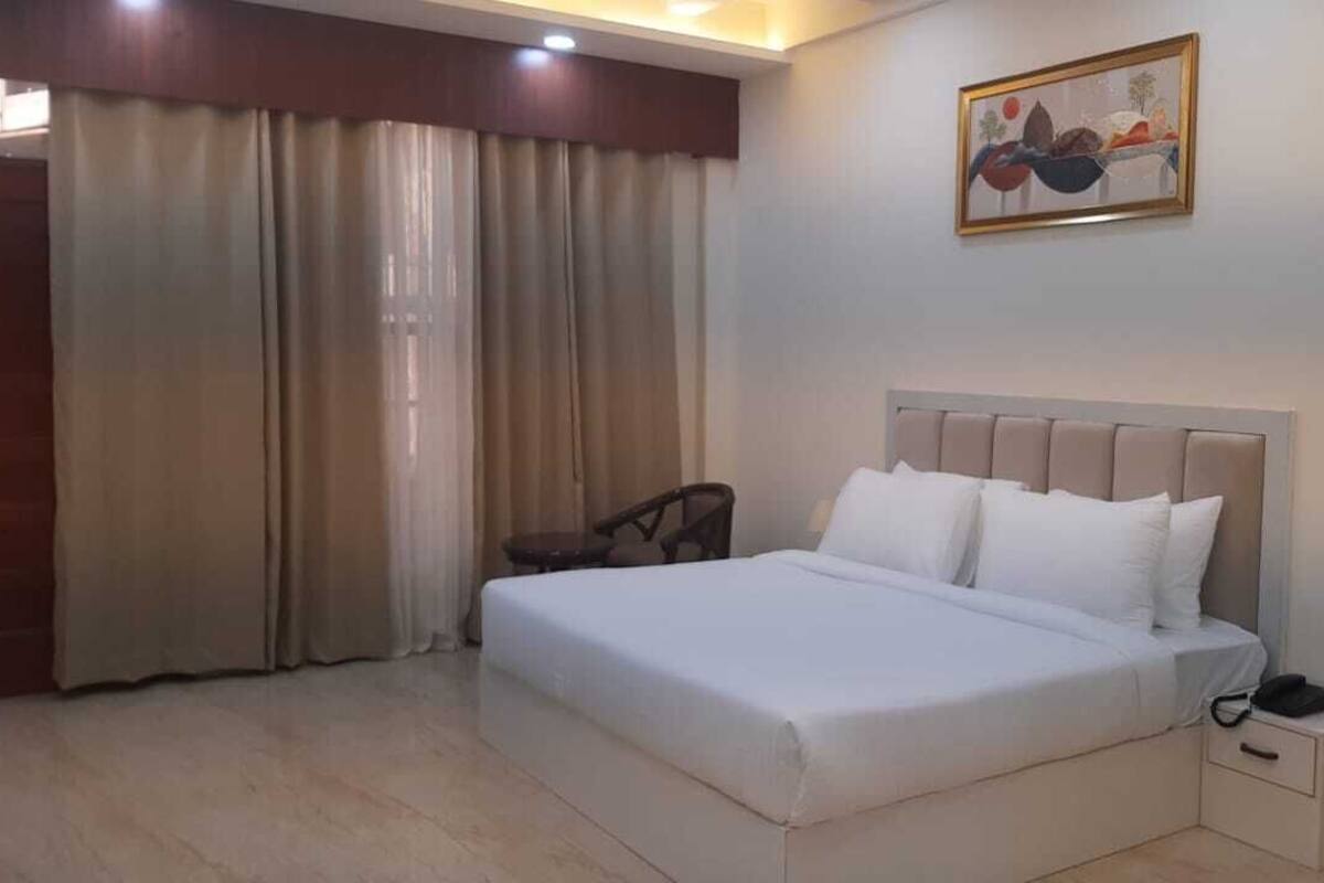 Chambre Double Deluxe | Bureau, espace de travail pour ordinateur portable, Wi-Fi gratuit