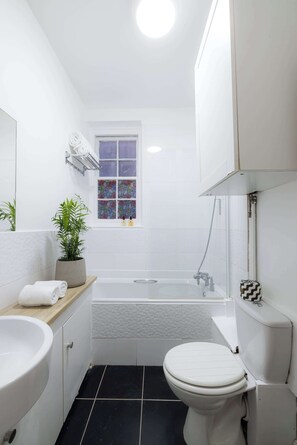 Hair dryer, towels