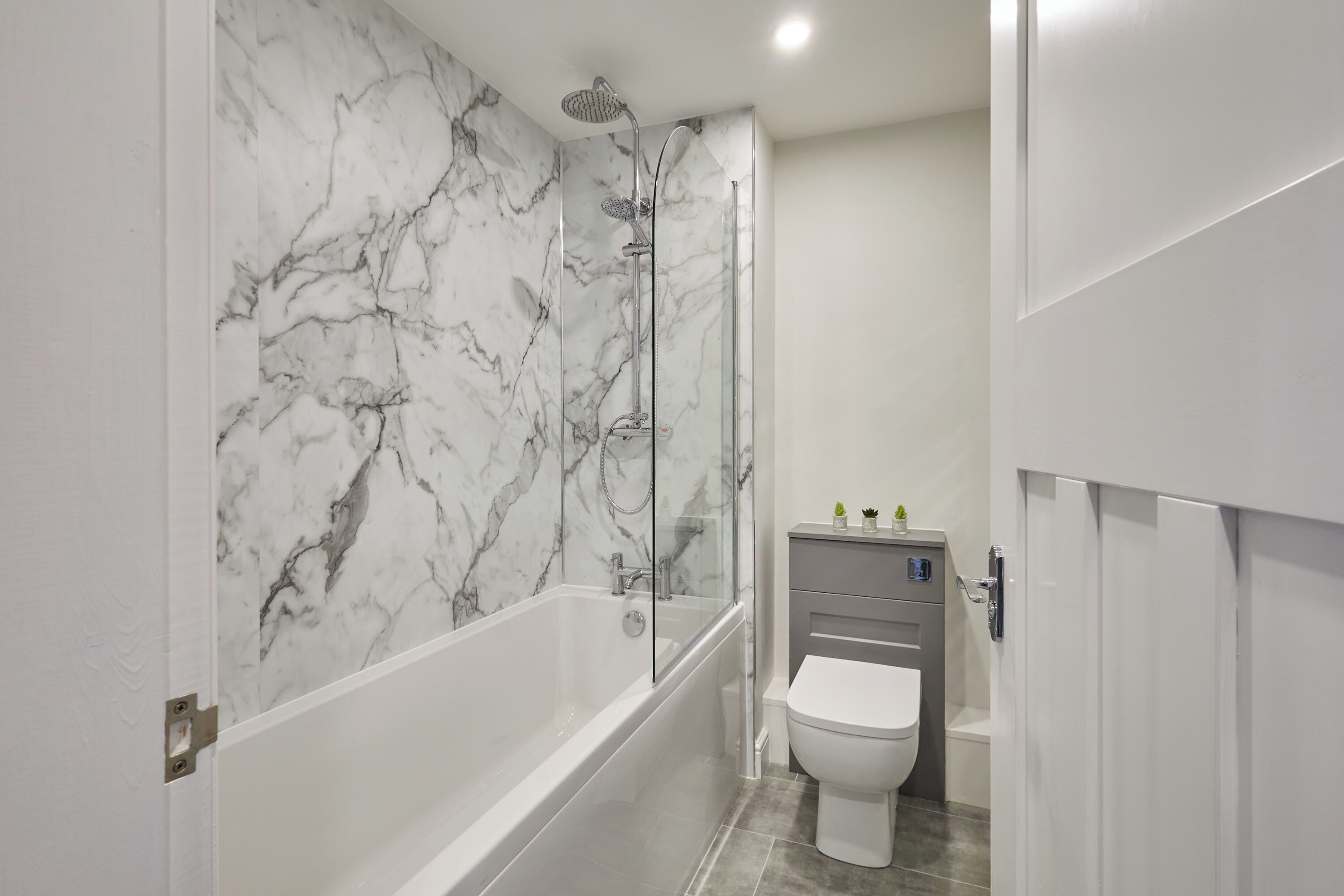 Towels, soap, toilet paper