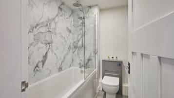 Towels, soap, toilet paper