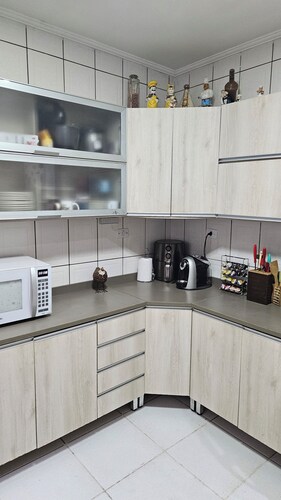 House on Mongagua beach with air conditioning.