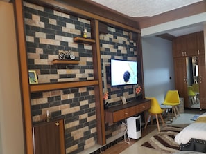 1 室のベッドルーム、アイロン / アイロン台、WiFi、ベッドシーツ