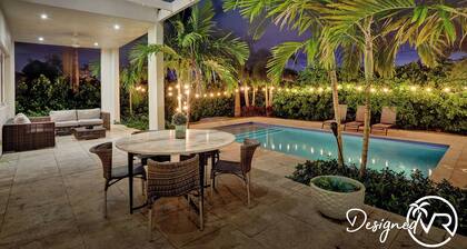 Luxurious Beach Retreat w/ Heated Pool&basketball