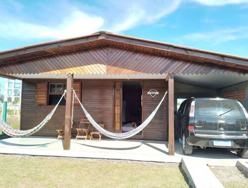 Nice house, one block from the sea. 