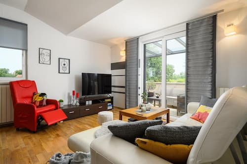 Apartment | Wohnzimmer | Kamin