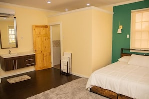 Deluxe Condo, 2 Bedrooms, Non Smoking, City View | Premium bedding, down duvets, memory-foam beds, individually decorated - Carmichael Suites (Georgetown)