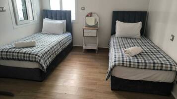 2 bedrooms, iron/ironing board, WiFi (free), bed sheets