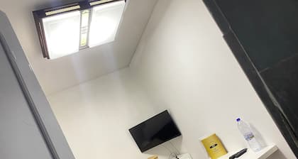 Studio apartment, living room, bathroom