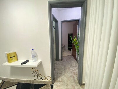 Studio apartment, living room, bathroom