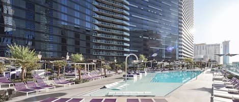 2 outdoor pools, pool cabanas (surcharge), pool umbrellas