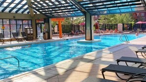 Indoor pool, outdoor pool