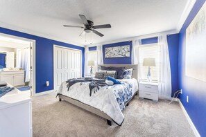 4 bedrooms, iron/ironing board, travel crib, WiFi