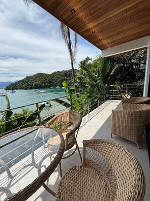 Studio, Ocean View | Terrace/patio - Flat Praia Comprida (Angra dos Reis)
