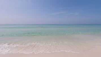 Sun-loungers, beach towels