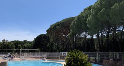 RENTAL CHALET CAMPING 5 ÉTOILES⭐️ OASIS VILLAGE PARC MONTANA near FREJUS VAR