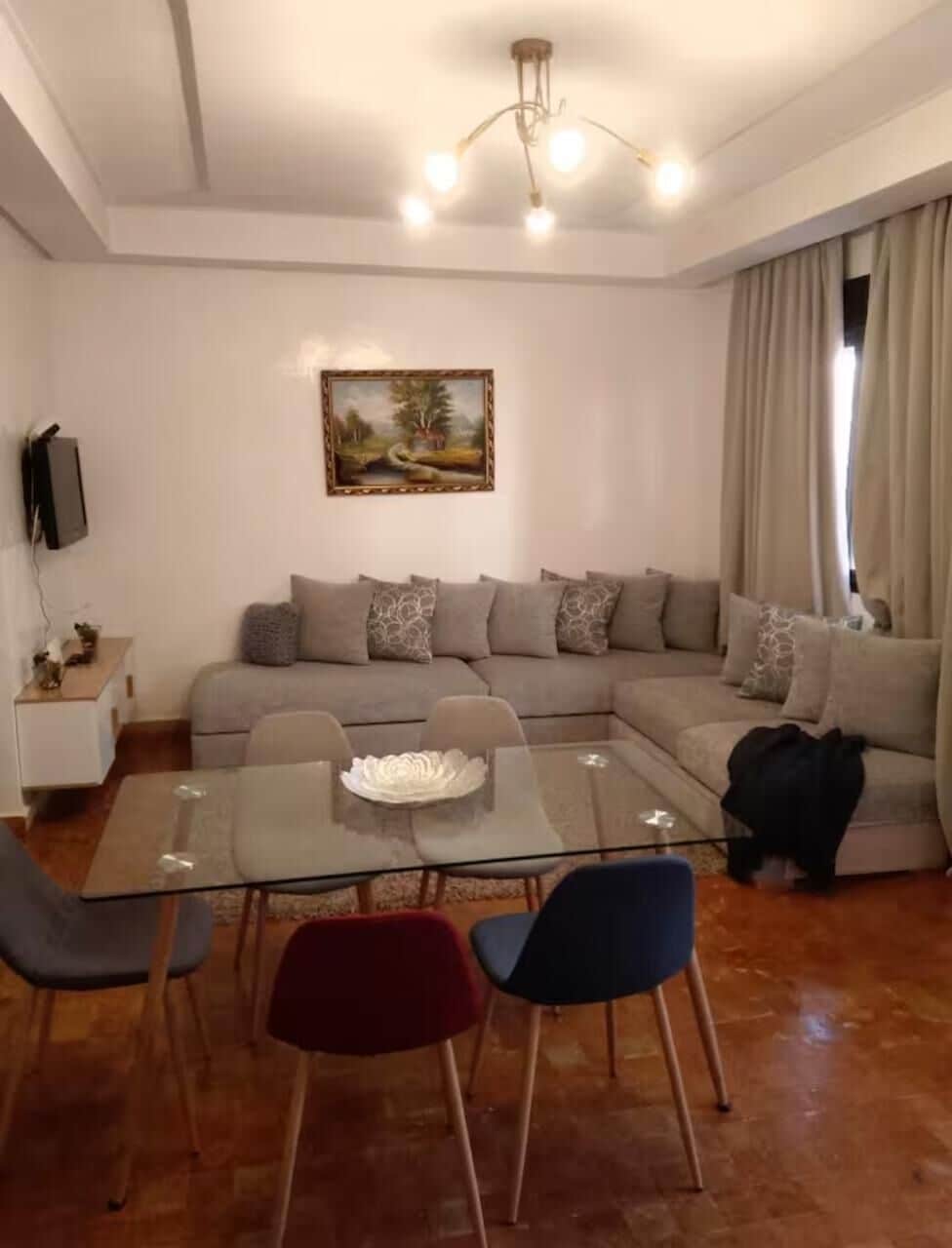 Appartement Familial, balcon, vue jardin | Coin séjour | Cheminée