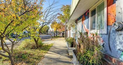 1 Mi to City Plaza: Family-Friendly Chico Home