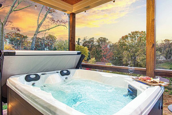 Baignoire à remous extérieure
