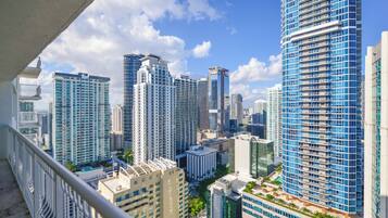 Luxury Apartment, Balcony, City View | Balcony view