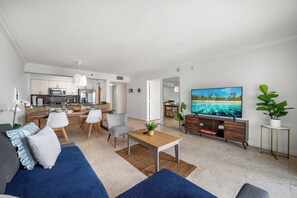 Living area - Centric 40thFloor Brickell Condo FREE parking by Palermo Home Miami (Miami)