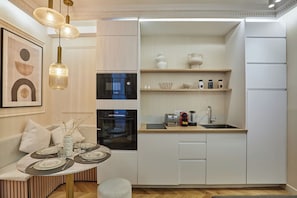 Apartment | Private kitchen | Cleaning supplies