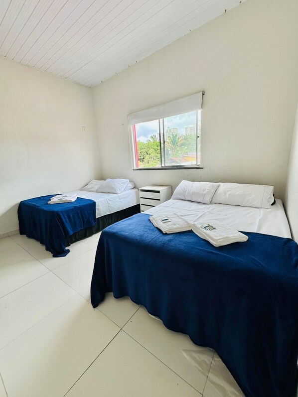 2 bedrooms, iron/ironing board, WiFi, bed sheets - Quiet retreat near the beach in São Luís (Olho D'agua São Luís)