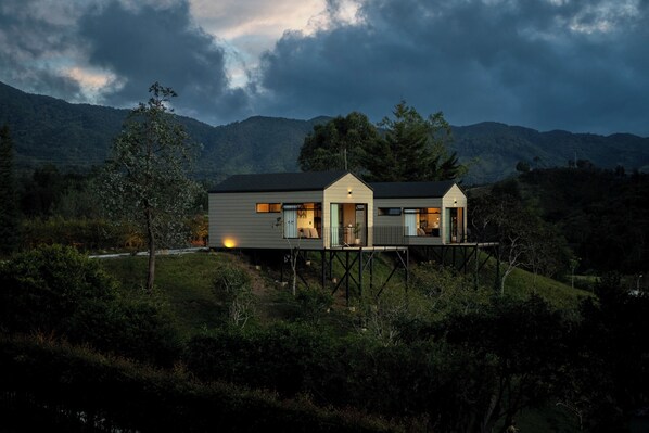 Majoituspaikan julkisivu