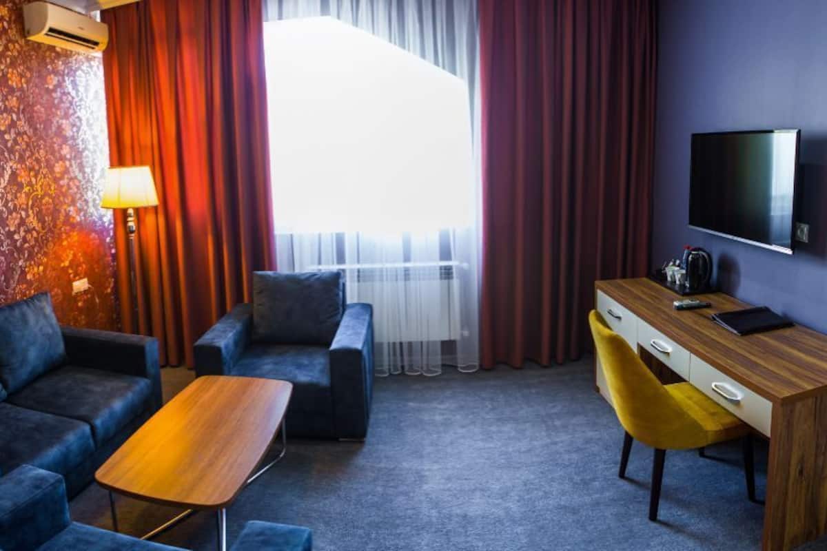 Familien-Suite, Stadtblick | Wohnbereich