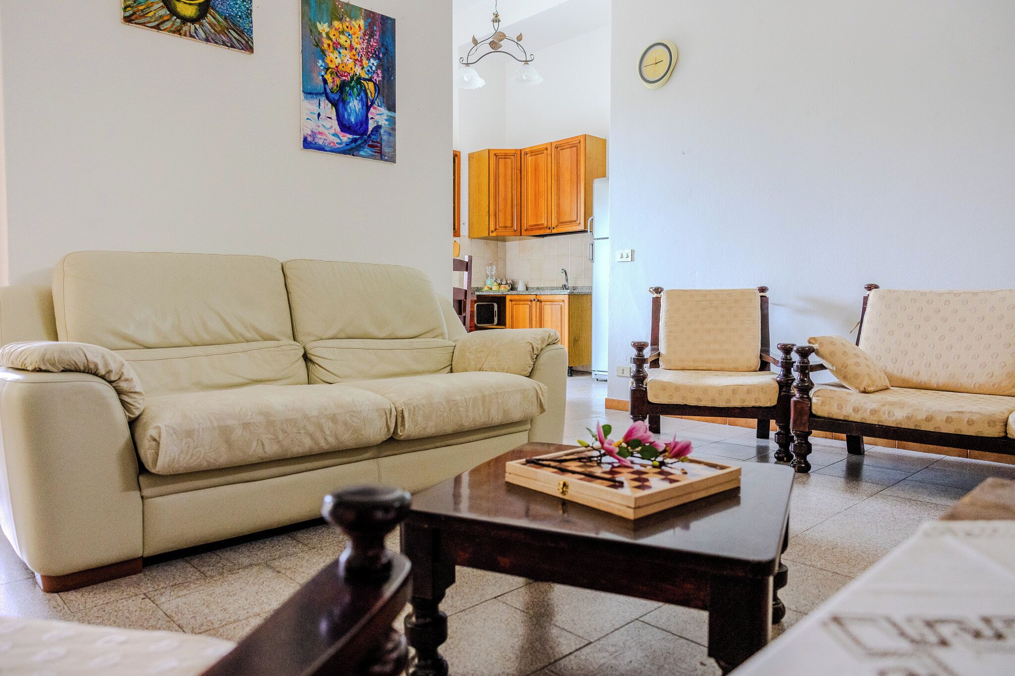 Apartment, Patio | Living area | 32-inch flat-screen TV with cable channels