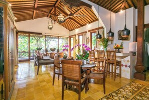 Dining - Spacious 9 Villa bedroom condo in beautiful Sanur Near Ocean Bali - Kitchen  (Bali)