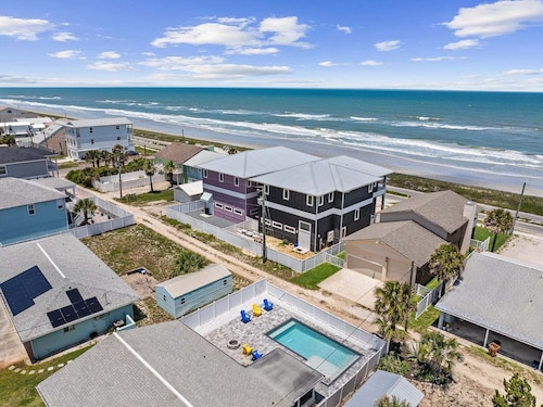 Flagler Beach 3BR Coastal Retreat • Private Beach Access & Private Pool • Relaxing Getaway