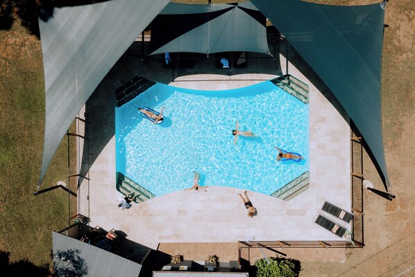 Pool - Secluded 3BR Cabin in Palmers Lane Estate with Pool, Tennis, walk to Cellardoors (Pokolbin)