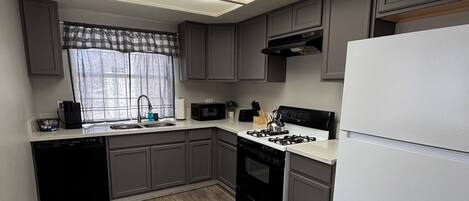 Microwave, oven, stovetop