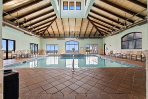 Indoor pool, a heated pool