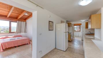 2 makuuhuonetta, silitysrauta/-lauta, ilmainen Wi-Fi, vuodevaatteet