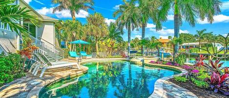 Una piscina climatizada