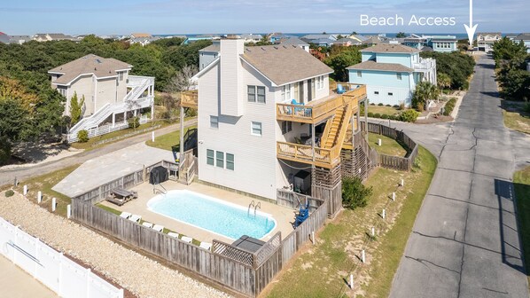 Pool - White Horses: Private Pool, Hot Tub, Dog-friendly, 675 Ft to Beach (Corolla)