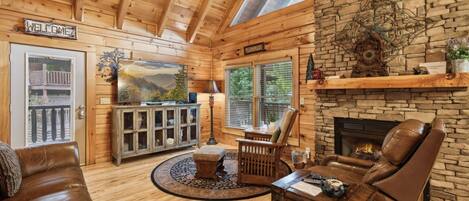 Smart-TV, Kamin, Tischfußball