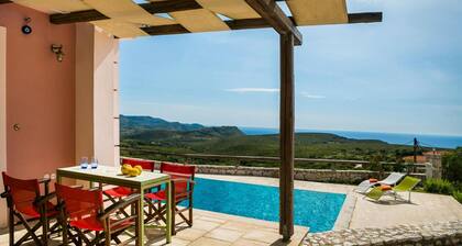 Villa 'Country Atheras' mit Meerblick, Wi-Fi und Klimaanlage
