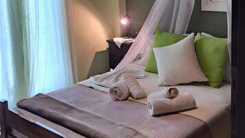 2 chambres, fer et planche Ă repasser, Wi-Fi gratuit, draps fournis