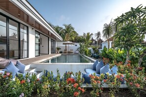 Villa, 2 Bedrooms, Patio, Pool View | Living area - Jing Jang Villa Ungasan (Kutuh)