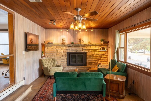 Älytelevisio, takka