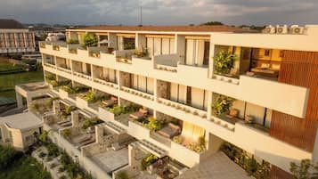 Fassade der Unterkunft