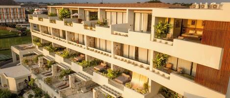 Majoituspaikan julkisivu