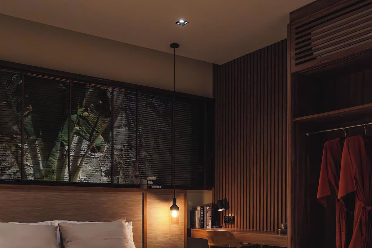 2 habitaciones, decoración personalizada y muebles diferentes