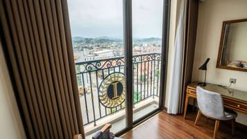 Deluxe Double Room, 1 Bedroom, Balcony, City View | View from room