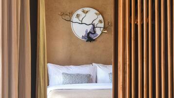 Vila Deluks, pemandangan kolam renang | 2 kamar tidur, seprai katun Mesir, seprai premium, dan busa memori