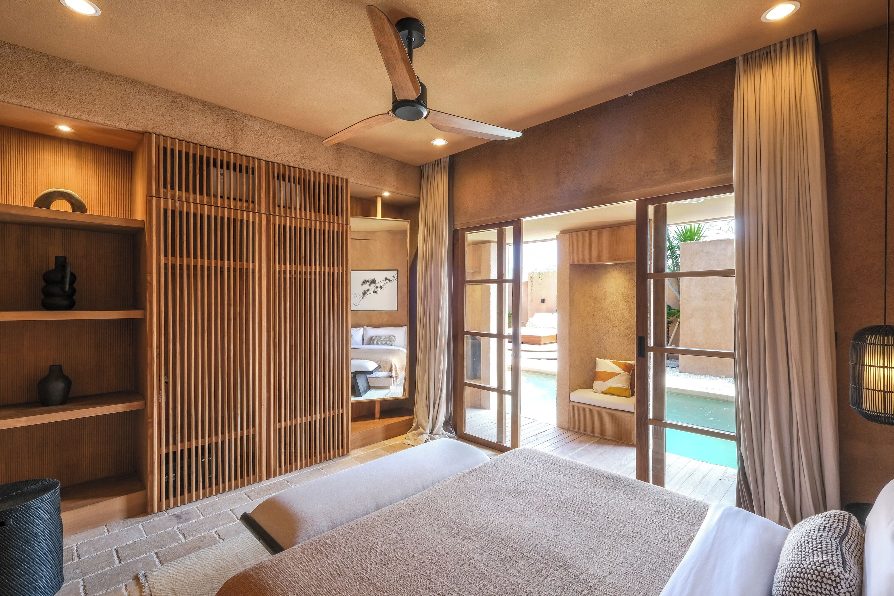 2 habitaciones y sábanas de algodón egipcio 
