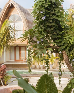 Fachada de la propiedad